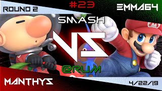 SAR23 - SSBU WR2 - Manthys (Olimar) vs Emma64 (Mario)