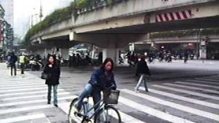 15 04 08, cruzamento em Shangai, China - viaduto 01 - Vídeos da China - 668 - Donato Heinen