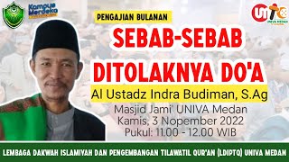 PANGAJIAN BULANAN "SEBAB-SEBAB DITOLAKNYA DO'A"