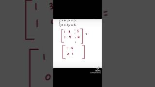 System of Linear Equations using Matrices