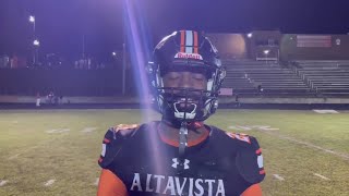 Altavista’s Ladainian Stone talks about the win over Gretna