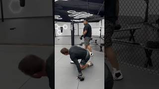 Justin Gaethje gets DROPPED by a body shot in training