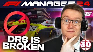 DRS IS OVERPOWERED IN CANADA | F1 Manager 2024 CREATE-A-TEAM EP 30