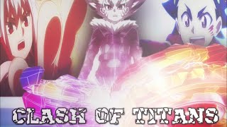 [Beyblade Burst Sparking] Shu/Lane Vs Valt/Rantaro [Clash Of Titans] - Falling Rose