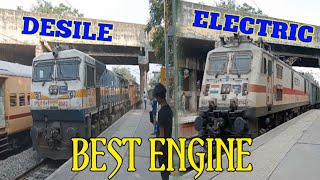 12764 CHARMINAR Express vs 11019 KONARK Express// Diseal /Electric  @Trackonreact