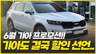 6월 수입차 대폭 할인 프로모션에 결국 기아차도 재고떨이ㄷㄷㄷ