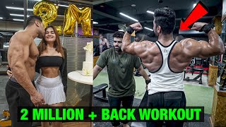 Back Workout With Coach + Wife 2 Million Celebration | Road To Amateur Olympia Ep.05