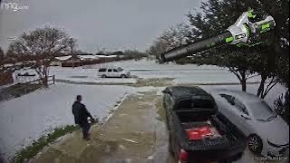 this is how I clean the driveway and vehicles after a winter snow storm | EGO 56v BLOWER (Not a AD)