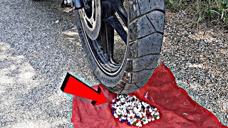 Popup V/S Bike Tire | मजा आ गया 😂 | diwali special @dsbhr-experiment @MRINDIANHACKER