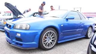 Grown Man Flips His Shit When He Sees A Nissan Skyline R34 GTR At California BimmerFest 2016