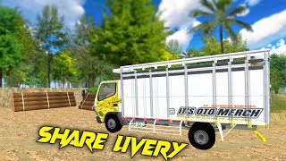 Livery IT'S OTO MERCH Es Truck Simulator Android Terbaru - Share Livery ESTS