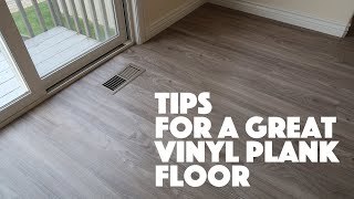 How to Install Vinyl Plank Flooring & Make A Bullnose!