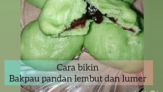 Resep Bakpao Pandan Isi Coklat lumer