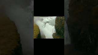 Gullfoss the second strongest waterfall in the world #shorts