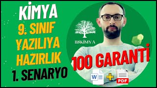 🔴💯Kimya 9. Sınıf 1. Dönem 2. Yazılıya Hazırlık - 1. Senaryo 💯