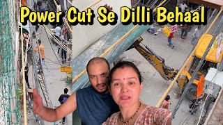 Light, Wi-fi Ki Wire Cut, JCB , Sara Construction Ka Kaam Aaj Hi Hoga🥵|| Couple From Hills #delhi