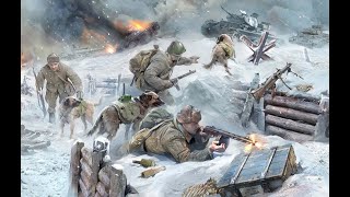 1 Hour of Winter War Sounds WW2 Battle Ambience | For Studying, Thinking and Relaxation