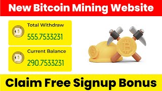 New Free Cloud Mining Website || Best Bitcoin Mining Website || New Free Bitcoin Mining Website