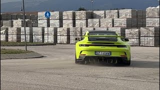 Porsche 992 GT3 donuts 🔥