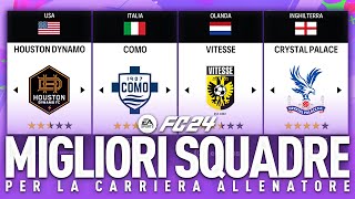 Le MIGLIORI 10+1 SQUADRE da PROVARE nella CARRIERA ALLENATORE su FC 24!