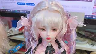 How to style BJD goat wigs - Cách làm tóc lông dê cho búp bê BJD