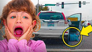 8-year-old quick thinking helps save great-grandma after she is pinned under the car