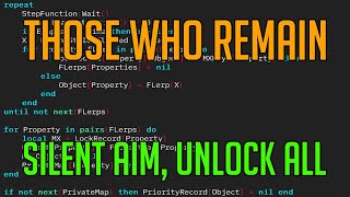 THOSE WHO REMAIN | HACK/SCRIPT | SILENT AIM, UNLOCK ALL, INF AMMO & MORE!