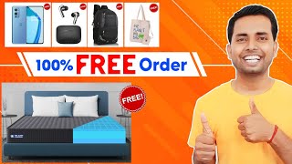 2 100% FREE Shopping Offer - Free Order Mattress, OnePlus+ Mobile, Ear Buds | Free Shopping Offers 😎