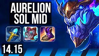 AURELION SOL vs ZOE (MID) | 9/2/18, Rank 8 Aurelion Sol, 1000+ games | VN Challenger | 14.15