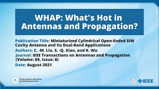 Miniaturized Cylindrical Open-Ended SIW Cavity Antenna and Its Dual-Band Applications