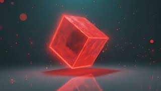 Red Tesseract in Blender