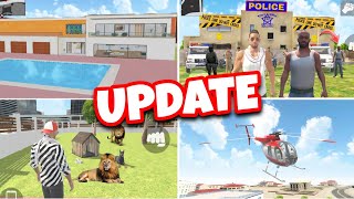 Indian theft auto simulator new update/lion, helicopter, police station, new house/ best Indian game