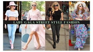 Lady Gaga ❤️ Street Style | Lady Gaga Street Style Look #ladygaga #shorts