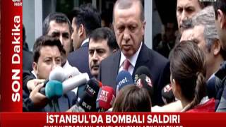 Cumhurbaşkanı Erdoğan İstanbul saldırısıyla ilgili açıklama yaptı