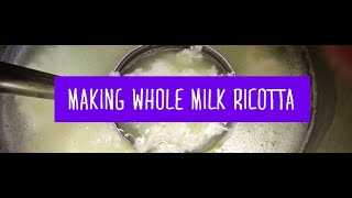 Making Whole Milk Ricotta Cheese