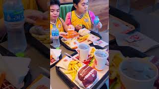 Eating Burger King | Burger King Mukbang #youtubeshorts #food  #viralvideo  #happy #kids