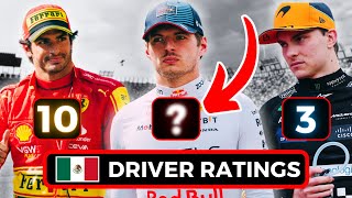 My Driver Ratings for the F1 Mexico City Grand Prix 2024