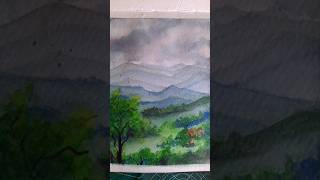 mountains calling  #art #mountains #shorts