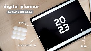 2023 Digital Planner Setup ✏️ Vision Boards, Page Setup, Goals, Ideas