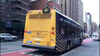 MTA MaBSTOA Exclusive | 2021 NovaBus LFS HEV #9680 on the M9 At 23rd Street/1st Avenue.