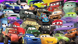 Looking For Disney Pixar Cars 3 Lightning Mcqueen, Doc Hudson, Miguel Camino, Bobby Swift, Fillmore.