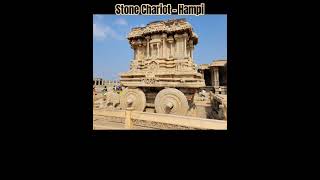 Hampi | Stone Chariot | Amazing place to visit #hampi #traveldiaries