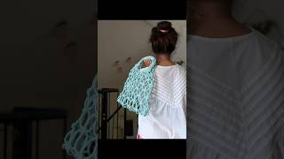 Macrame Net Bag I Easy Macrame Bag #macramebag #macrame #macrametutorial #macrameaccessories