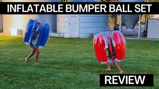 Fun Inflatable Bumper Ball Set to Play at Home #giftsforkids