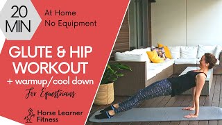 Improve Your Riding Position | 20 Minute Workout w/Warmup & Stretch | Workouts for Equestrians