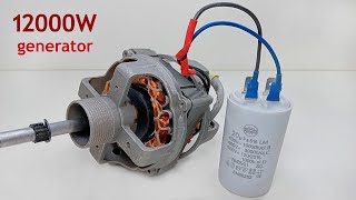 How to make free energy 260v powerful electricity generator capacitor transformer magnetic electric