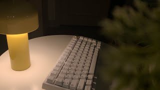 a sound test of a creamy keyboard with background noises cuz i was too lazy to connect my mic :)