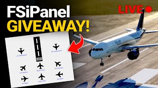 FSiPanel Giveaway! Practicing Our Landings with FSiPanel - MSFS Live