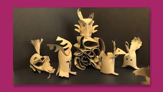 Art in Motion | 🐹 Recycled Paper Tube Critters with Claire Moore 🐸