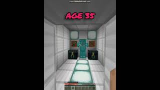 Bases at different ages in Minecraft! (World's Smallest Violin) #shorts